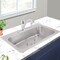 Nantucket Sinks 33 Inch Large Rectangle Single Bowl 18 Gauge Stainless Steel Drop In Kitchen Sink NS3322-8 - alternate 4